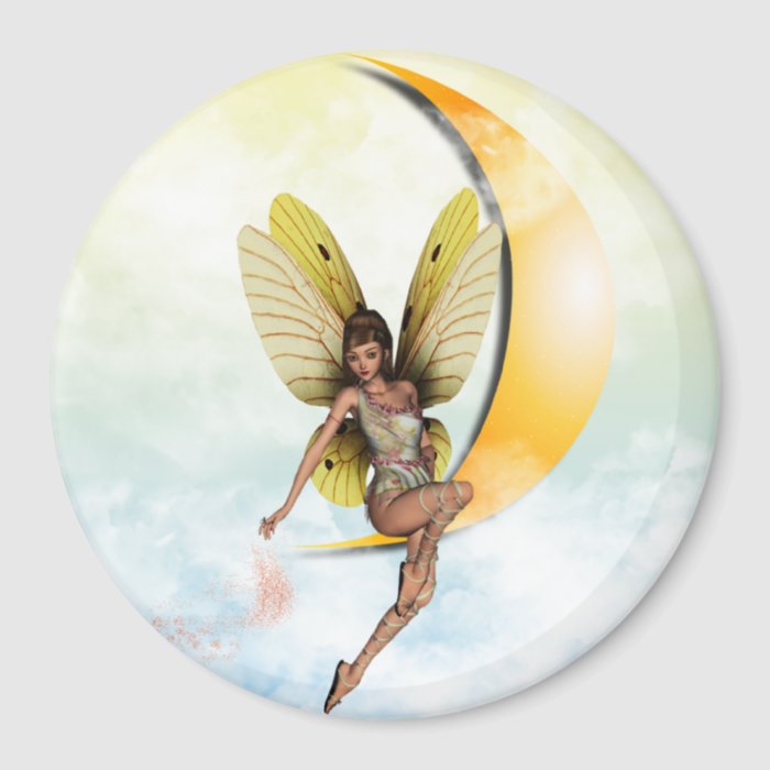 Moon Fairy Refrigerator Magnets