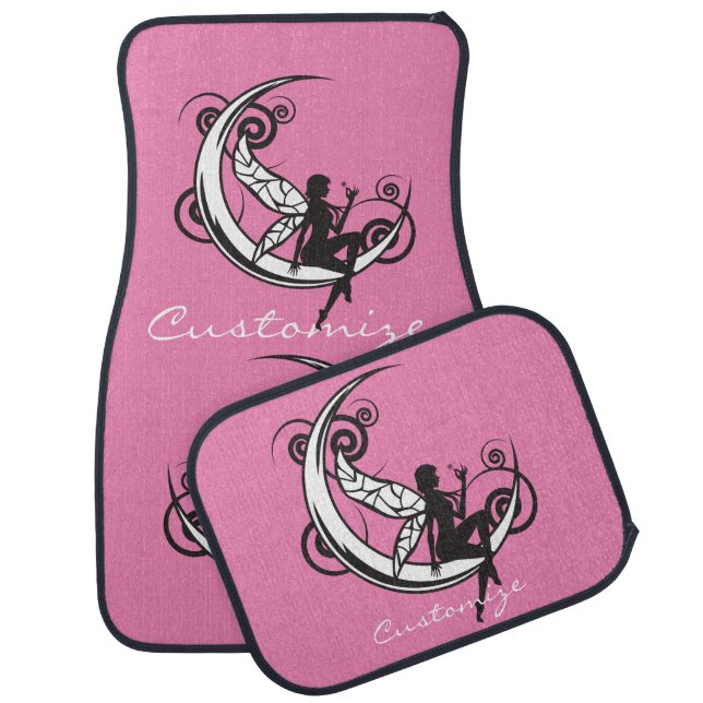 Moon Fairy Silhouette Thunder_Cove Car Floor Mat (Set)
