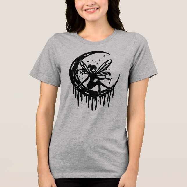 Moon Fairy Tri-Blend Shirt (Front)
