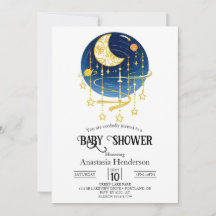 Moon Falling Stars Baby Shower