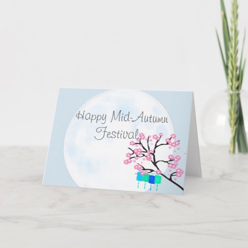 Moon Festival Chinese Autumn Festival Greeting Card