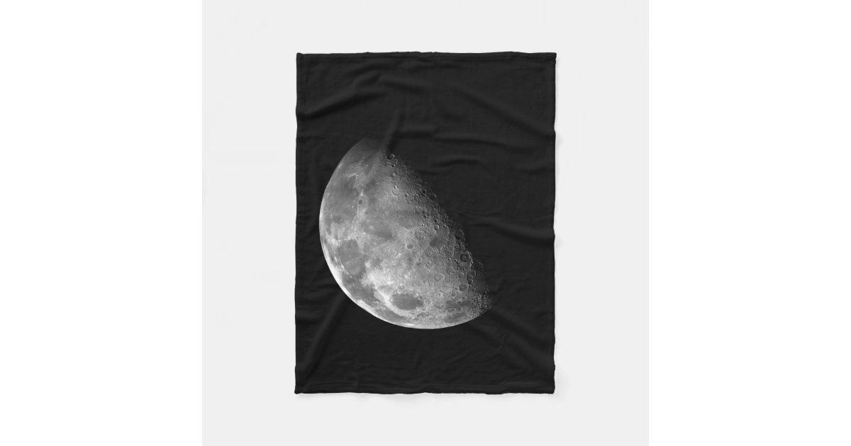 Moon Fleece Blanket Zazzle