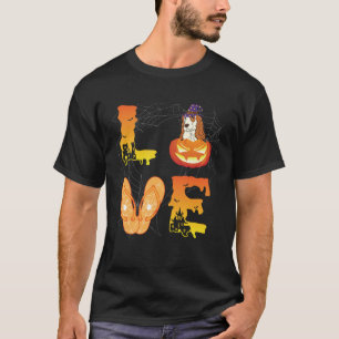 Moon Flip Flop Spider Pumpkin Cocker Spaniel LOVE  T-Shirt