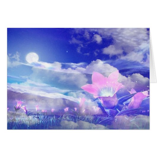 Moon Flower Cards (Front Horizontal)
