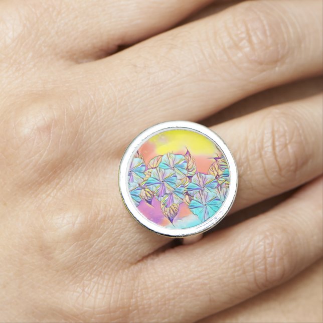 Moon Flower Mood Ring (In Situ)
