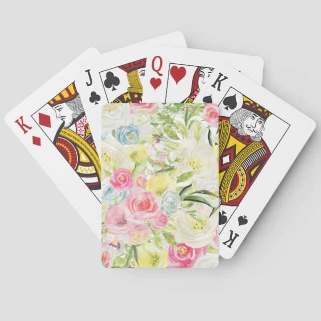 Moon Flower Poker Cards (Back)