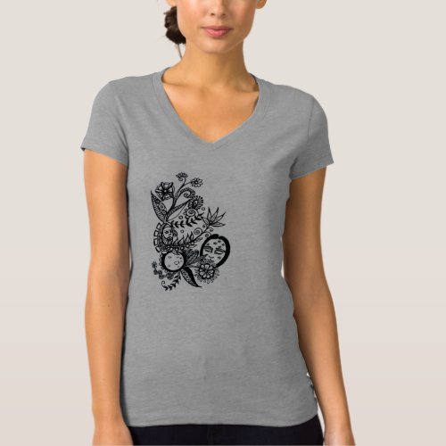 Moon flower T_Shirt