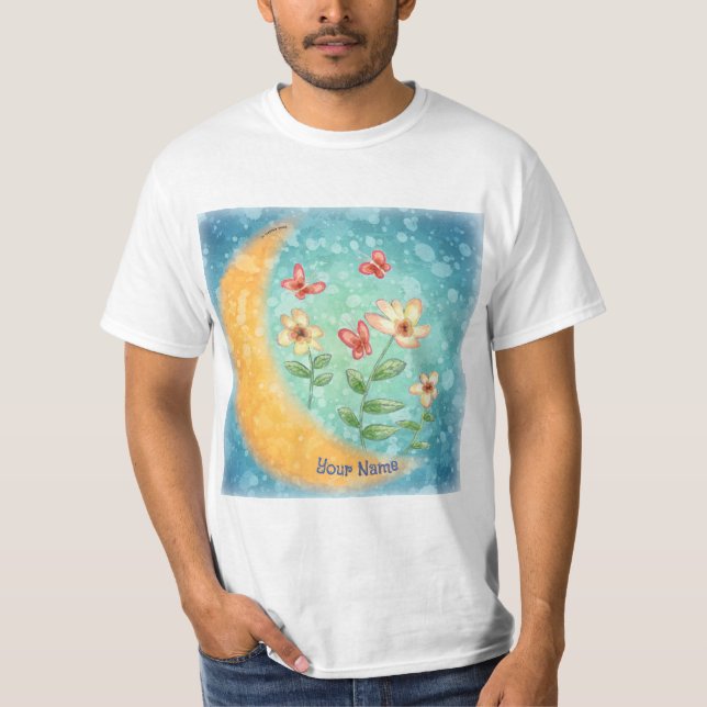 Moon flowers  T-Shirt (Front)