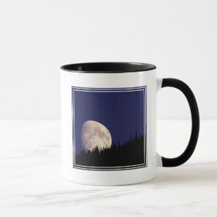 Moon & Forest Glacier National Park Montana Mug