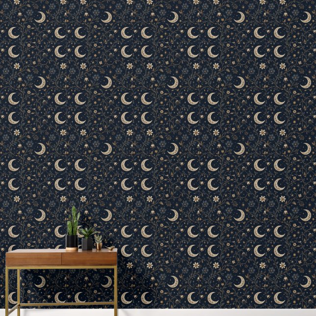 Moon Garden Celestial Wallpaper (Hallway)