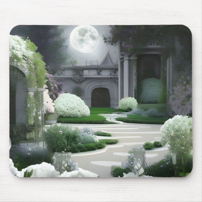 Moon Garden Mousepad (Front)