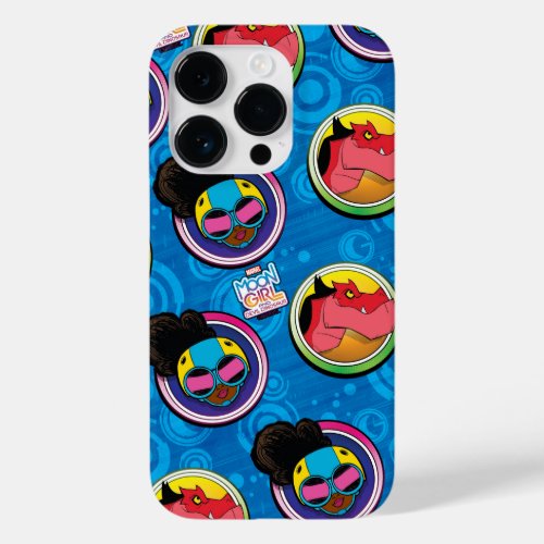 Moon Girl and Devil Dinosaur Circles Pattern Case_Mate iPhone 14 Pro Case