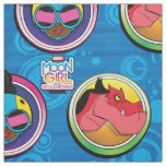 Moon Girl and Devil Dinosaur Circles Pattern Fabric
