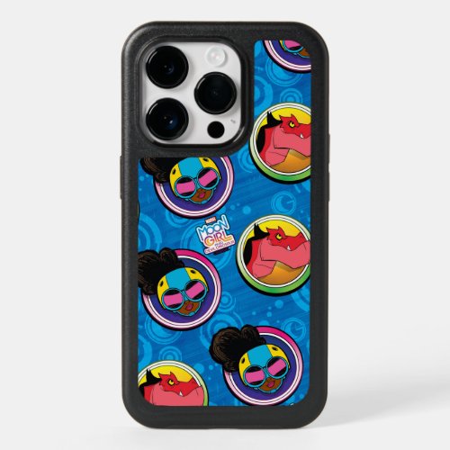 Moon Girl and Devil Dinosaur Circles Pattern OtterBox iPhone 14 Pro Case