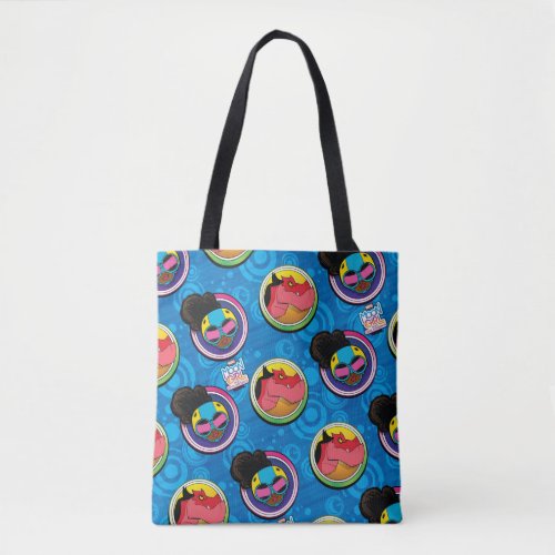 Moon Girl and Devil Dinosaur Circles Pattern Tote Bag