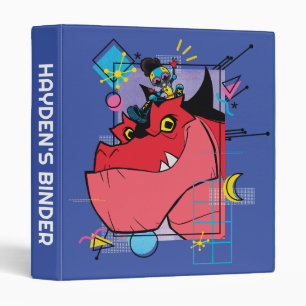 Moon Girl and Devil Dinosaur Memphis Pop Graphic 3 Ring Binder