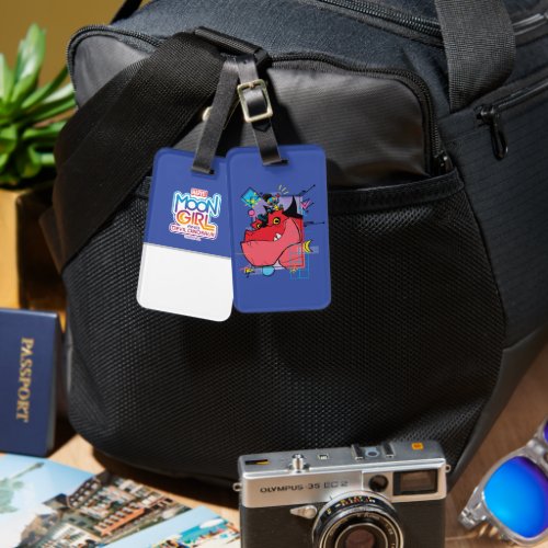 Moon Girl and Devil Dinosaur Memphis Pop Graphic Luggage Tag