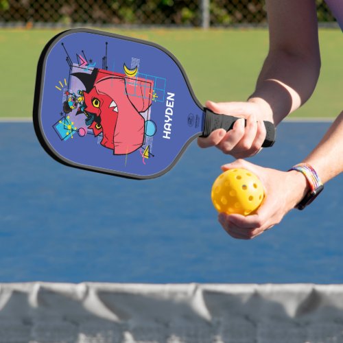 Moon Girl and Devil Dinosaur Memphis Pop Graphic Pickleball Paddle