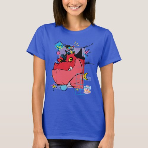 Moon Girl and Devil Dinosaur Memphis Pop Graphic T_Shirt