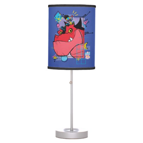 Moon Girl and Devil Dinosaur Memphis Pop Graphic Table Lamp