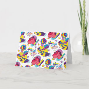 Moon Girl and Devil Dinosaur Memphis Pop Pattern Card