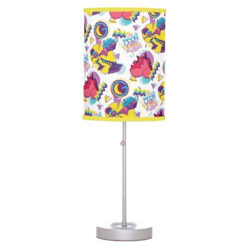 Moon Girl and Devil Dinosaur Memphis Pop Pattern Table Lamp