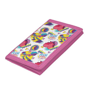 Moon Girl and Devil Dinosaur Memphis Pop Pattern Tri-fold Wallet