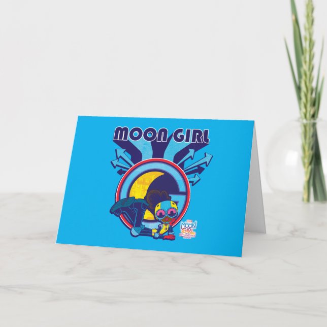Moon Girl Arrow Icon Graphic Card (Front)