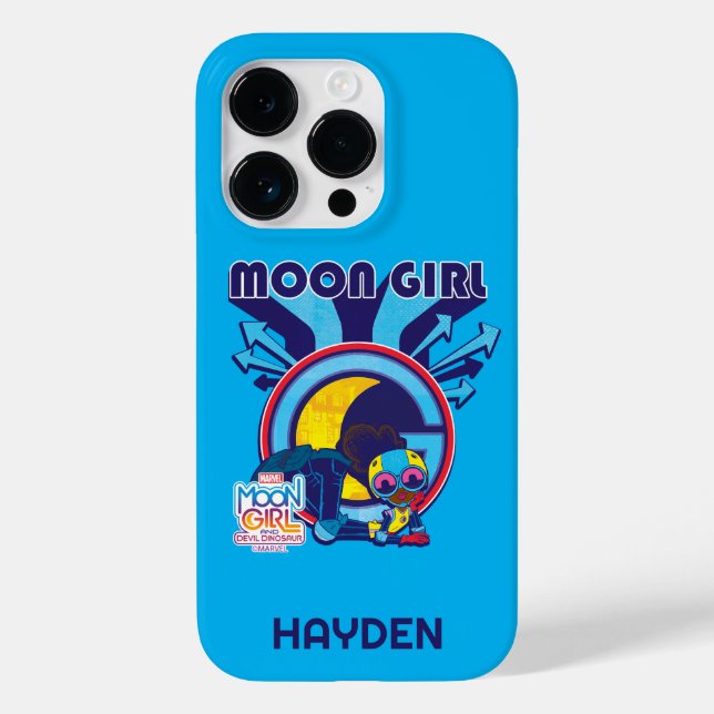 Moon Girl Arrow Icon Graphic Case-Mate iPhone Case (Back)
