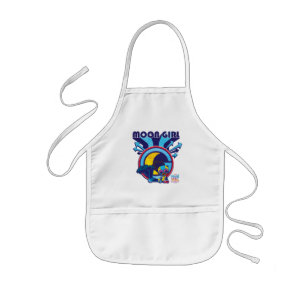 Moon Girl Arrow Icon Graphic Kids' Apron