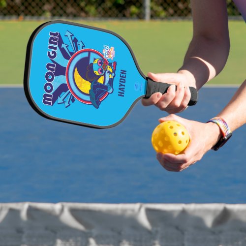 Moon Girl Arrow Icon Graphic Pickleball Paddle