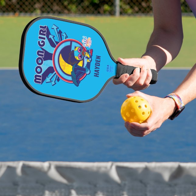 Moon Girl Arrow Icon Graphic Pickleball Paddle (Insitu)