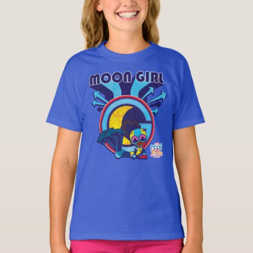 Moon Girl Arrow Icon Graphic T_Shirt