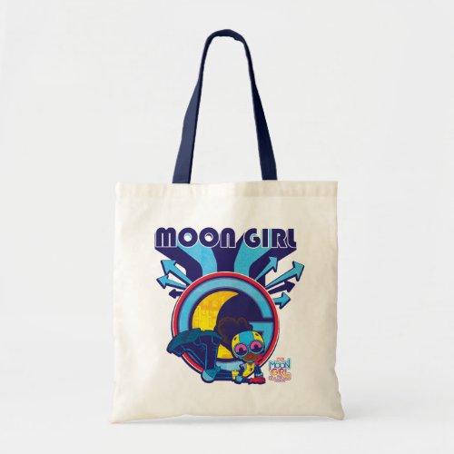 Moon Girl Arrow Icon Graphic Tote Bag