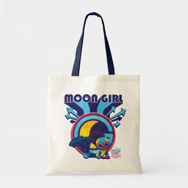 Moon Girl Arrow Icon Graphic Tote Bag (Front)