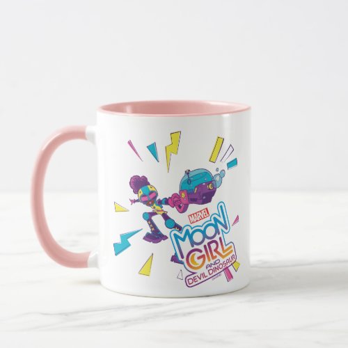 Moon Girl Bubble Maker Pastel Pop Graphic Mug