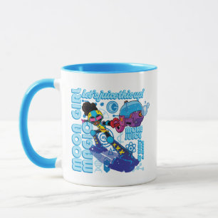 Moon Girl Bubble Maker Quote Graphic Mug