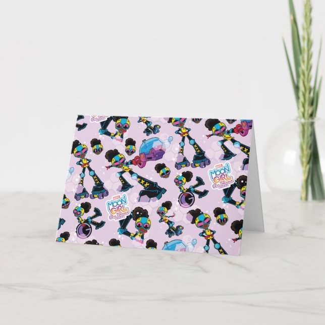 Moon Girl Character Pose Pattern Card (Front)