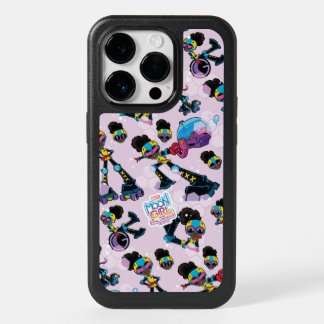 Moon Girl Character Pose Pattern OtterBox iPhone 14 Pro Case