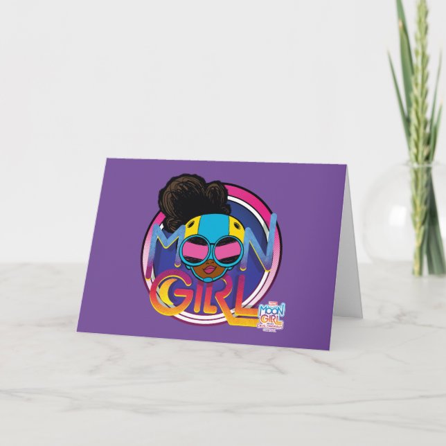 Moon Girl Goggles Logo Graphic Card (Front)