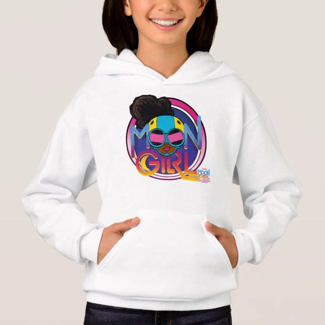 Moon Girl Goggles Logo Graphic Hoodie (Front)
