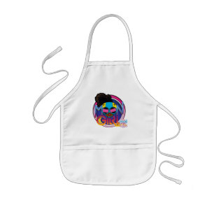 Moon Girl Goggles Logo Graphic Kids' Apron