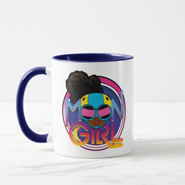 Moon Girl Goggles Logo Graphic Mug (Left)