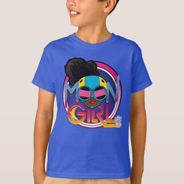 Moon Girl Goggles Logo Graphic T-Shirt (Front)