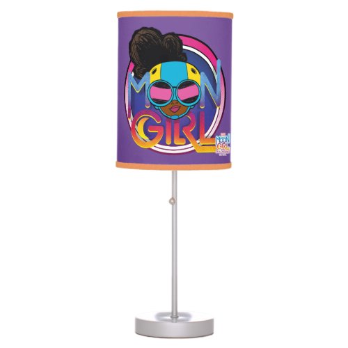 Moon Girl Goggles Logo Graphic Table Lamp