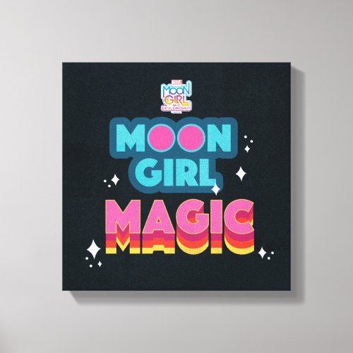 Moon Girl Magic Canvas Print