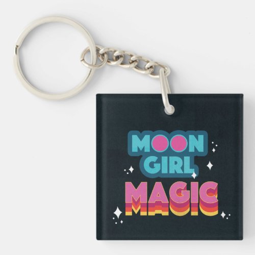 Moon Girl Magic Keychain