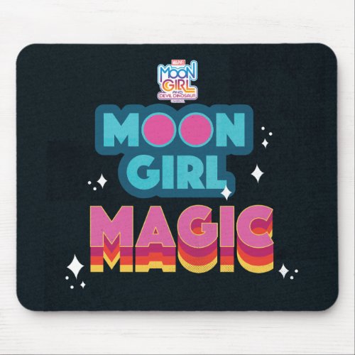 Moon Girl Magic Mouse Pad
