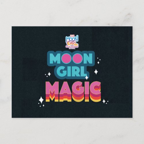 Moon Girl Magic Postcard