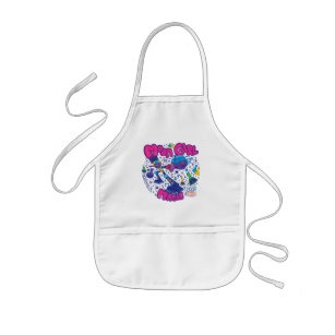 Moon Girl Magic Science Doodle Graphic Kids' Apron